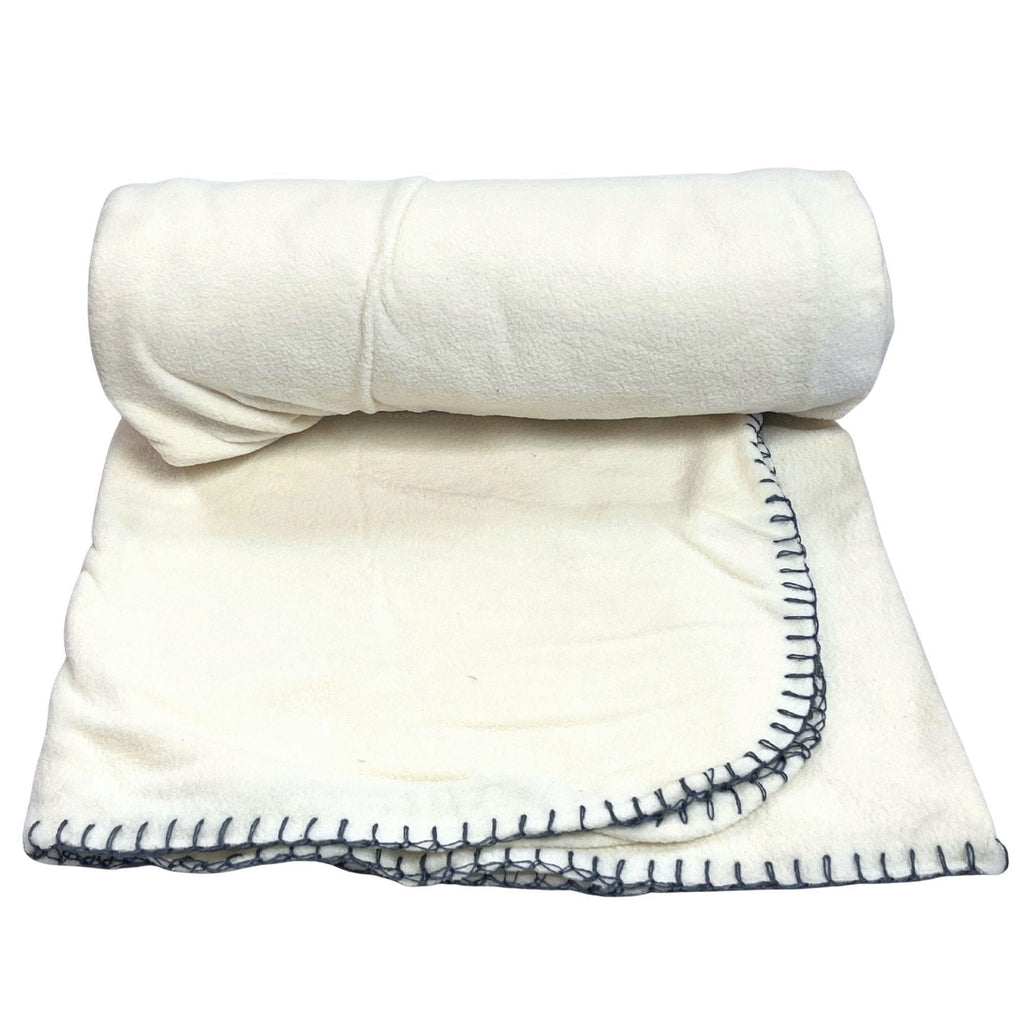 Fleece Throw Blanket 50" x 60" — Assorted Solid Colors