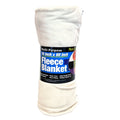 Fleece Throw Blanket 50" x 60" — Assorted Solid Colors