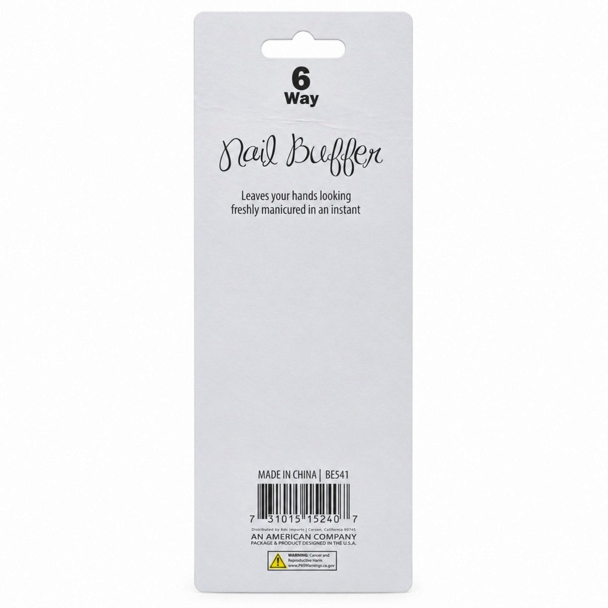 Six-Way Nail Buffer Block — Shape, Buff & Shine