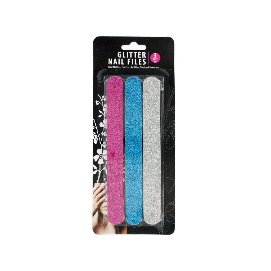 Glitter Nail File Set — Pack of 3