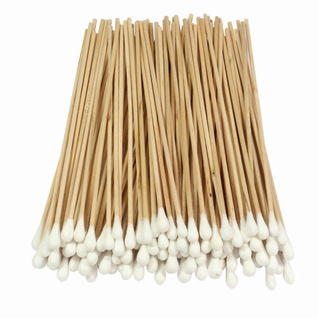 Cotton Tip Cosmetic Applicators 6 Inch — Pack of 100