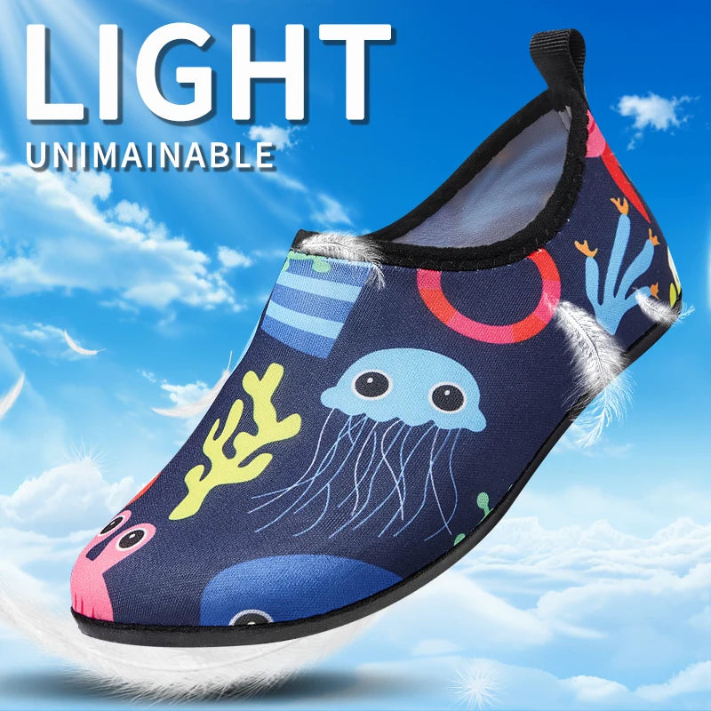 Zapatos de playa para niños y niñas, natación, de secado rápido.