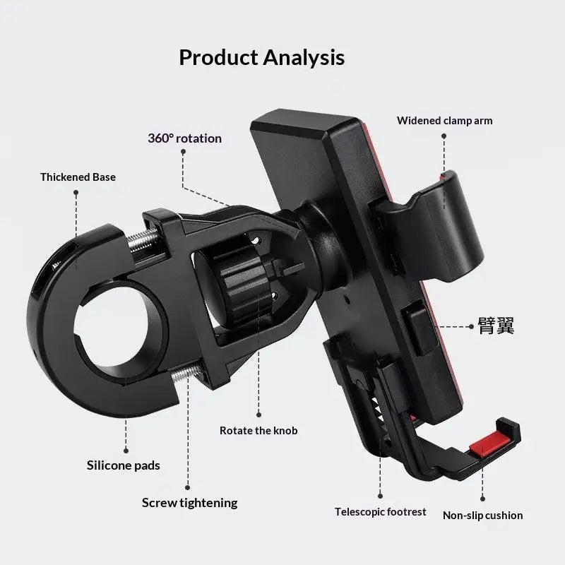 Soporte para Teléfono de Camión/Autobús, Manos Libres, Rotación 360°, Agarre Estable Antivibraciones, Universal para Conductores de Camiones/Autobuses, Uso con GPS