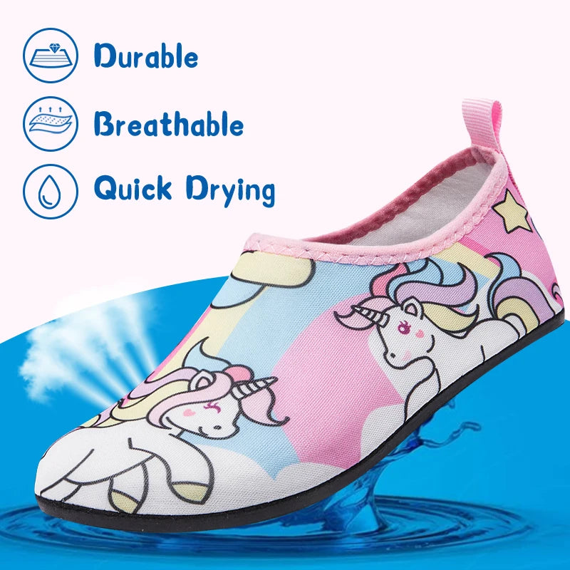 Zapatos de playa para niños y niñas, natación, de secado rápido.