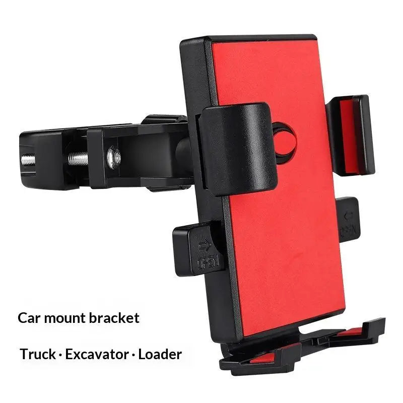 Soporte para Teléfono de Camión/Autobús, Manos Libres, Rotación 360°, Agarre Estable Antivibraciones, Universal para Conductores de Camiones/Autobuses, Uso con GPS
