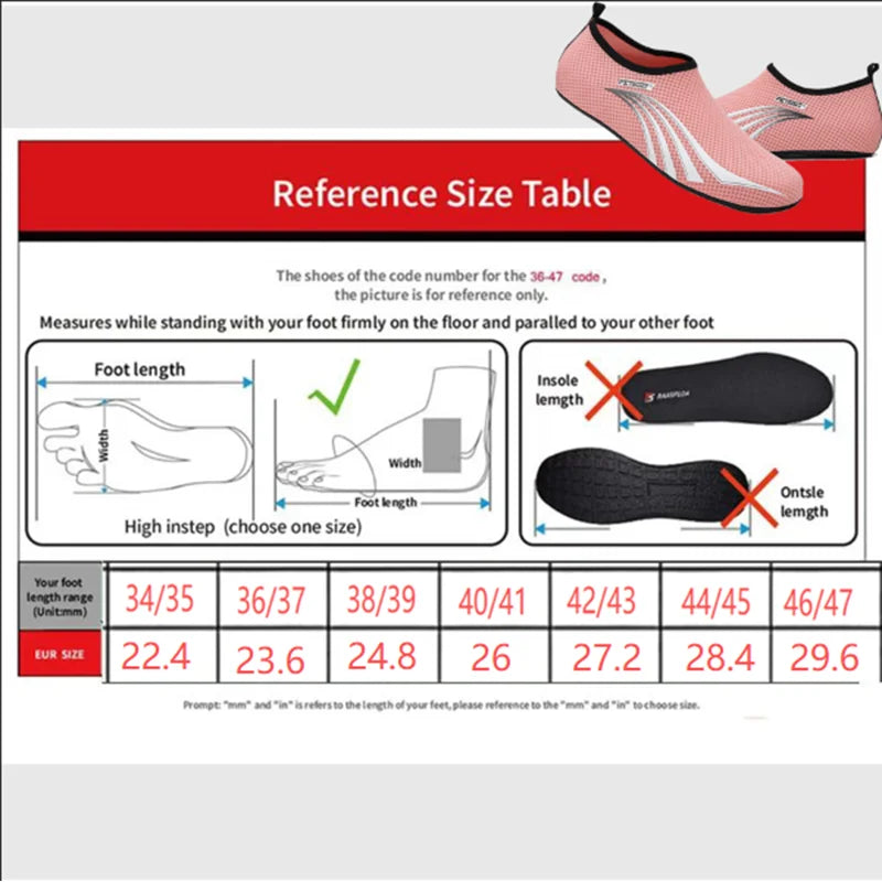Zapatos de Agua para Mujer y Hombre, Calcetines de Secado Rápido para Natación, Playa, Yoga, Ejercicio, Piscina, Camping, Río, Barco.