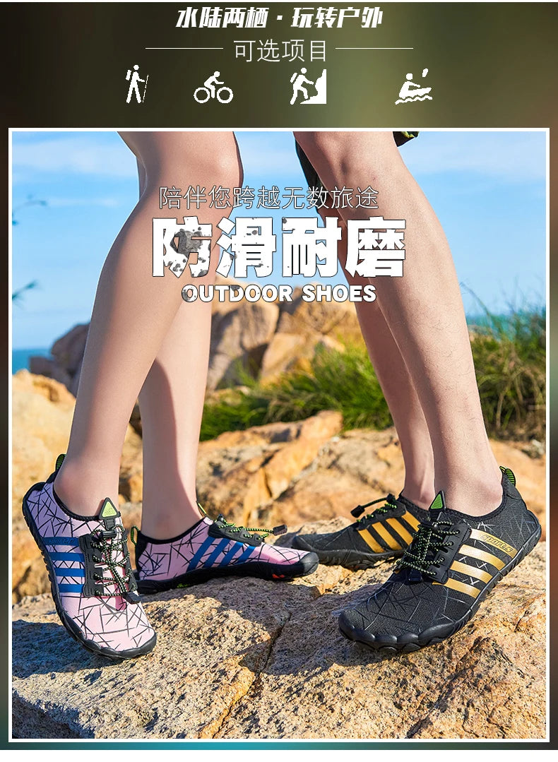 Zapatillas de agua de playa Unisex, para natación de secado rápido, para Surf, deportivas ligeras