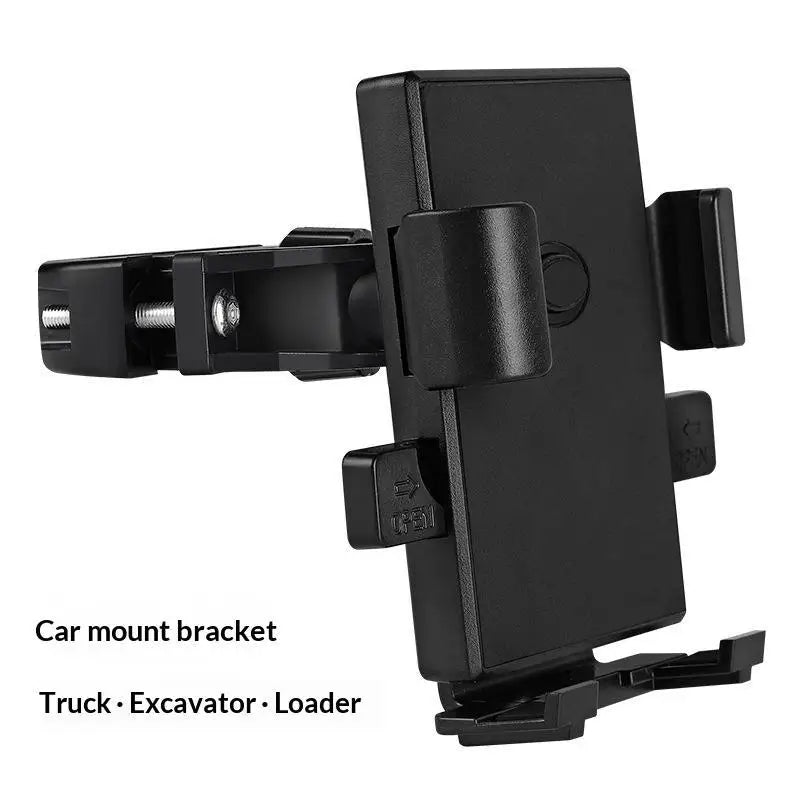 Soporte para Teléfono de Camión/Autobús, Manos Libres, Rotación 360°, Agarre Estable Antivibraciones, Universal para Conductores de Camiones/Autobuses, Uso con GPS