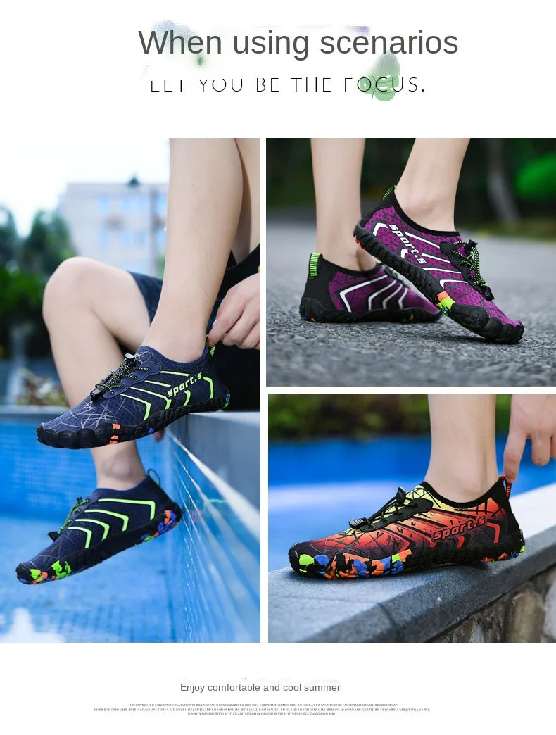 Zapatillas de agua de playa Unisex, para natación de secado rápido, para Surf, deportivas ligeras