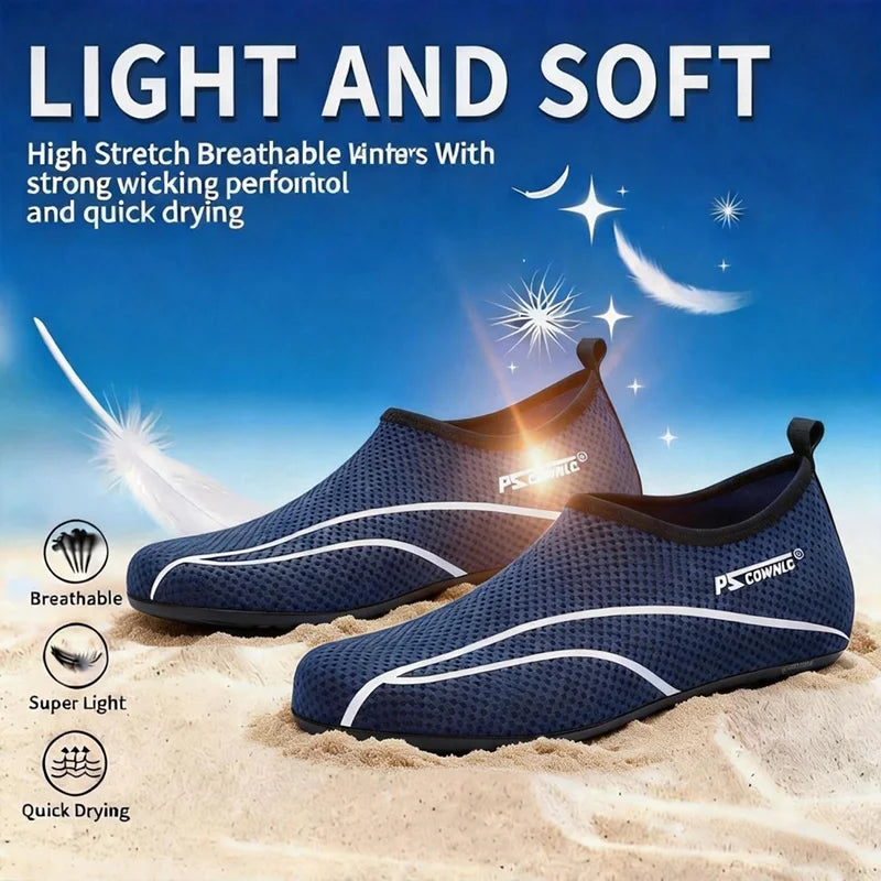 Zapatos de Agua para Mujer y Hombre, Calcetines de Secado Rápido para Natación, Playa, Yoga, Ejercicio, Piscina, Camping, Río, Barco.