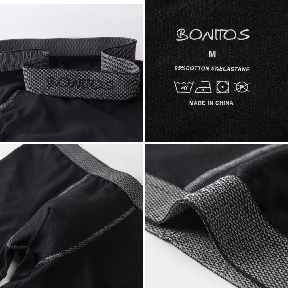 Paquete de 5 piezas, ropa interior de algodón para hombre, Kit antideslizante para gimnasio.