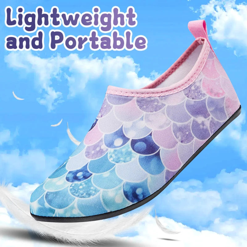 Zapatos de playa para niños y niñas, natación, de secado rápido.