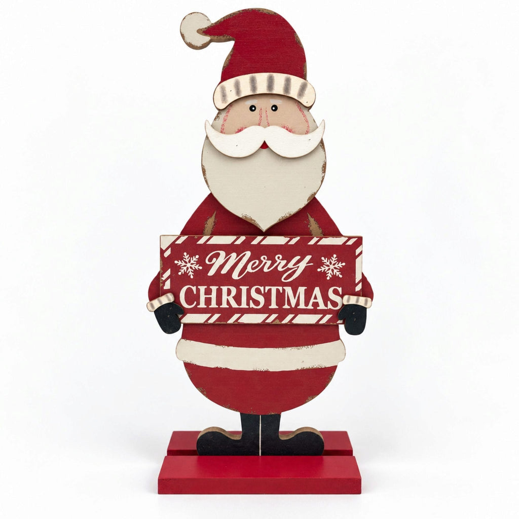 Santa's Merry Christmas Tabletop Decor