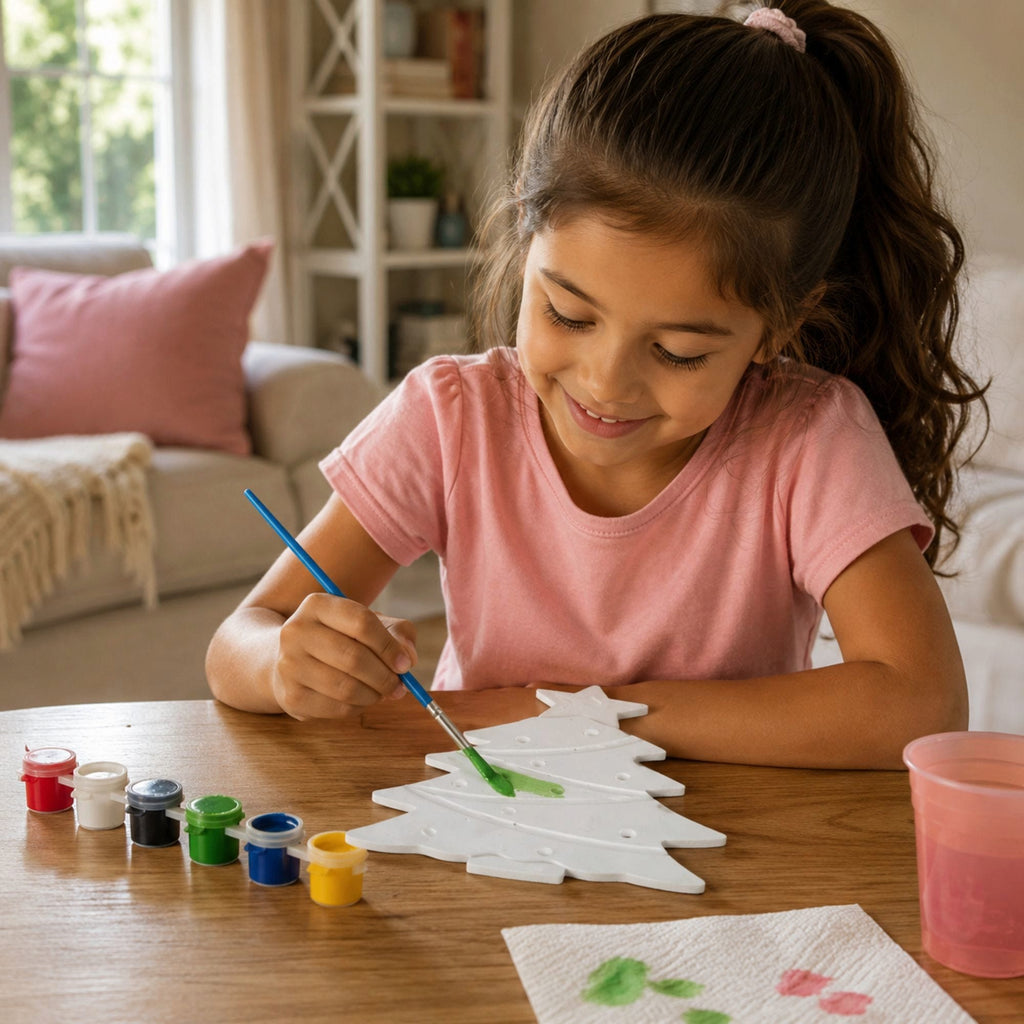 DIY Paint Your Own Christmas Tree Festive Holiday Craft Set