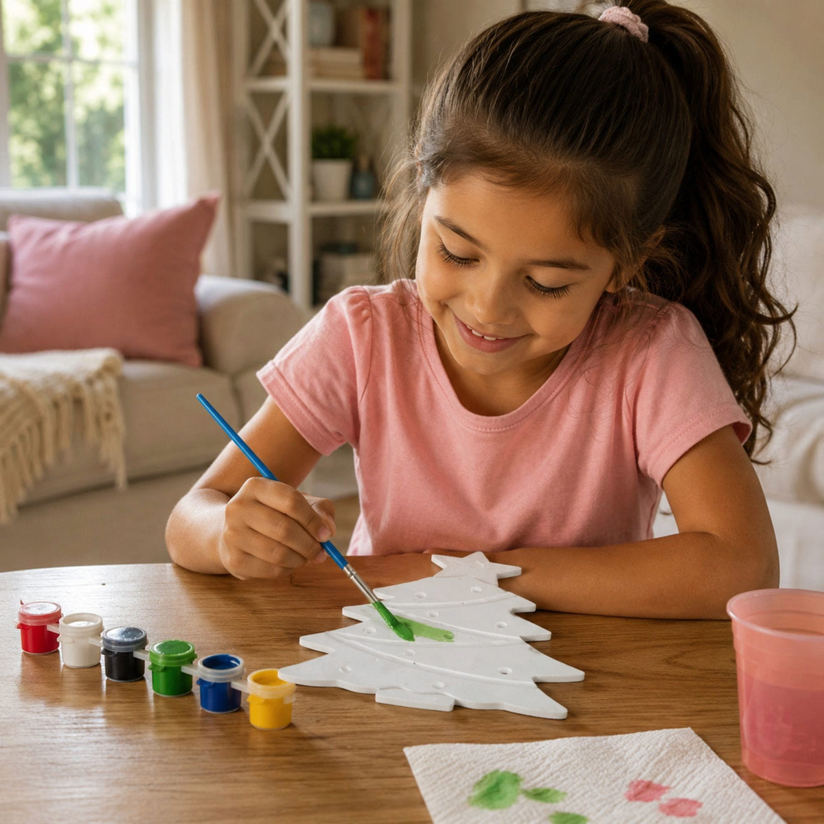 DIY Paint Your Own Christmas Tree Festive Holiday Craft Set