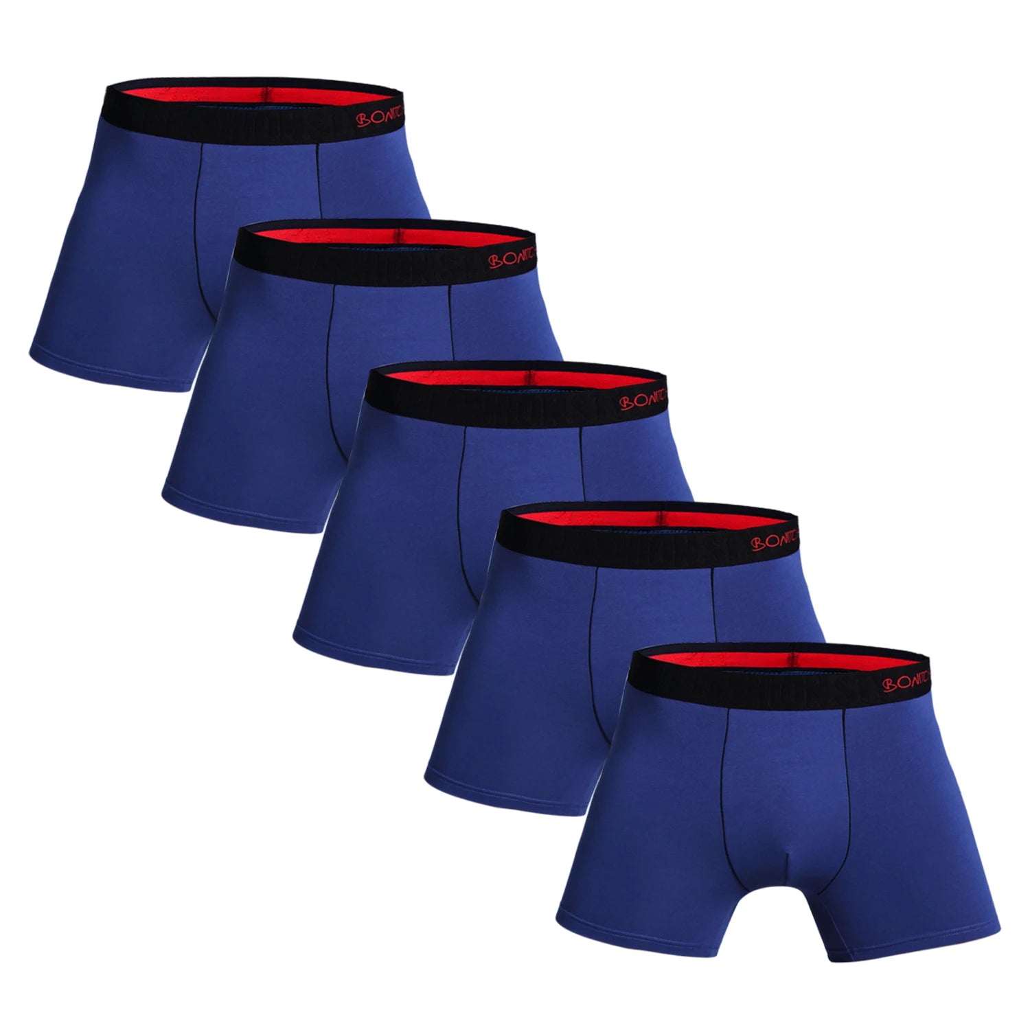 Paquete de 5 piezas, ropa interior de algodón para hombre, Kit antideslizante para gimnasio.