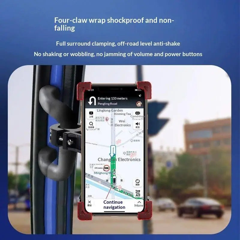 Soporte para Teléfono de Camión/Autobús, Manos Libres, Rotación 360°, Agarre Estable Antivibraciones, Universal para Conductores de Camiones/Autobuses, Uso con GPS