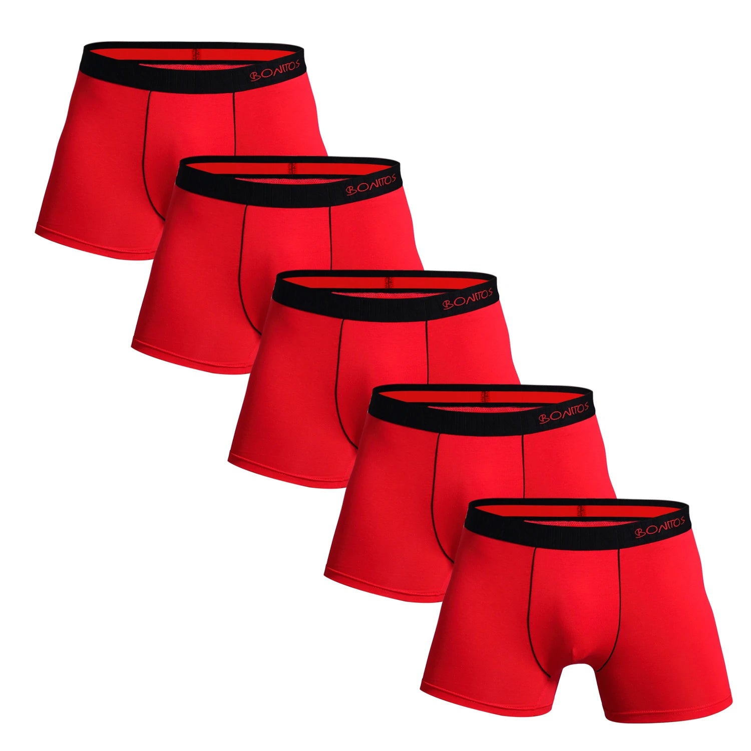 Paquete de 5 piezas, ropa interior de algodón para hombre, Kit antideslizante para gimnasio.