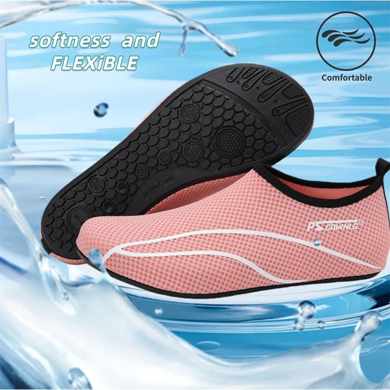 Zapatos de Agua para Mujer y Hombre, Calcetines de Secado Rápido para Natación, Playa, Yoga, Ejercicio, Piscina, Camping, Río, Barco.