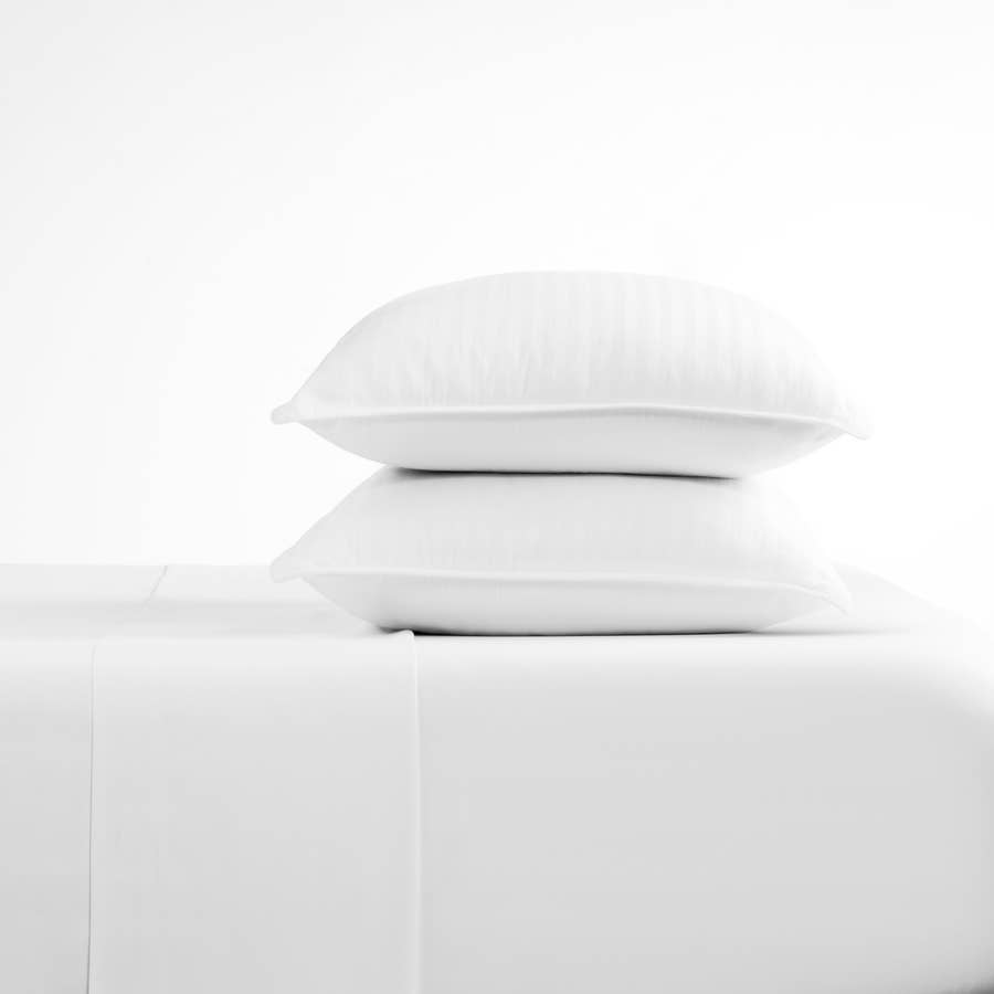 Down Alternative Gel Fiber Pillows — 2 Pack, Queen