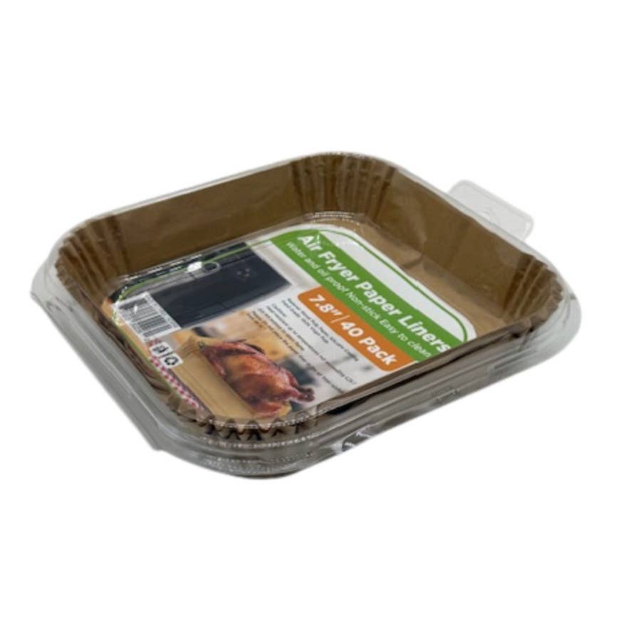 Air Fryer Paper Liners 7.8 in — 40 Pack