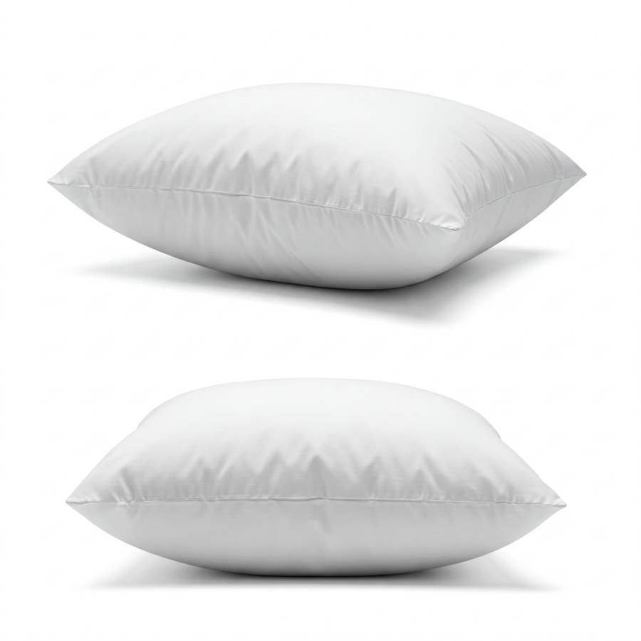 Throw Pillow Inserts 18 x 18 in — 2 Pack (Down Alternative)