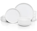 Kook Dinnerware Set, 12 Piece Service for 4, Ceramic
