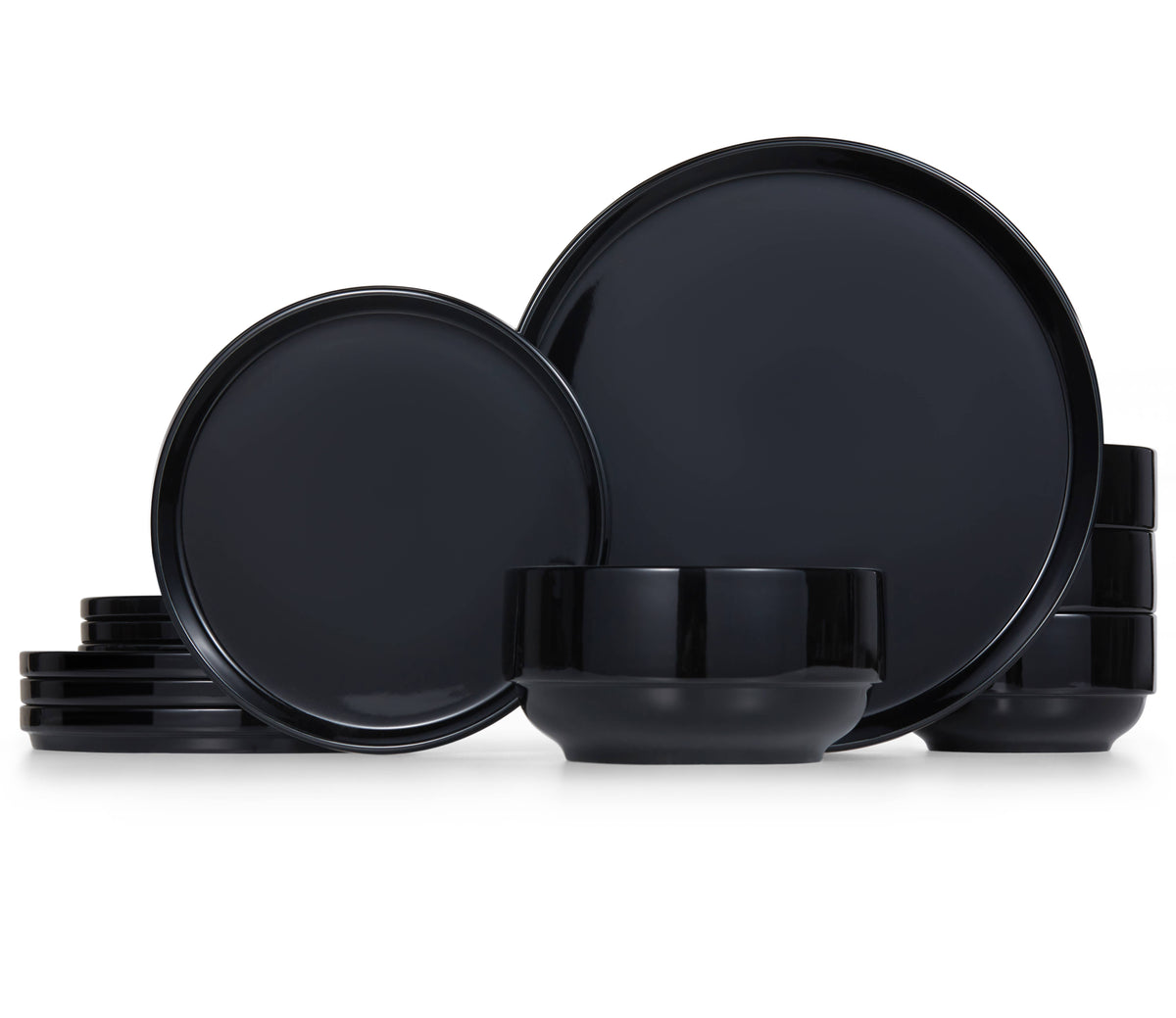 Kook Dinnerware Set, 12 Piece Service for 4, Ceramic