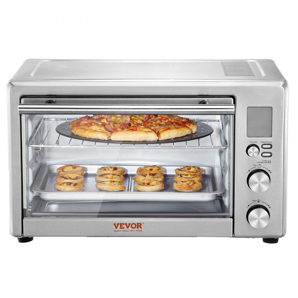 Horno Tostador con Freidora de Aire VEVOR 13 en 1 — 28 L, 1800 W, Convección 360°