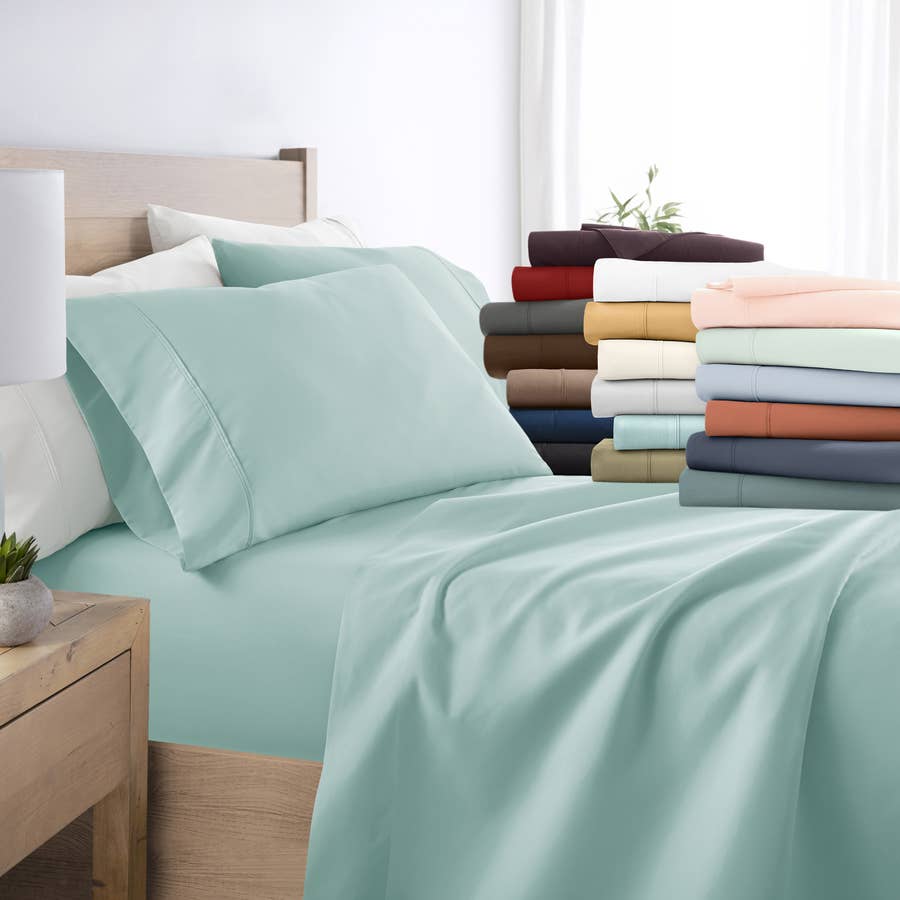 Premium Microfiber Bed Sheet Set — 4 Piece (Ultra Soft)
